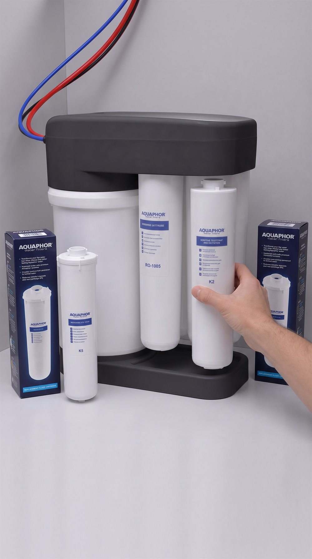 Výměna uzavřeného modulu AQUAPHOR MORION jedním otočením