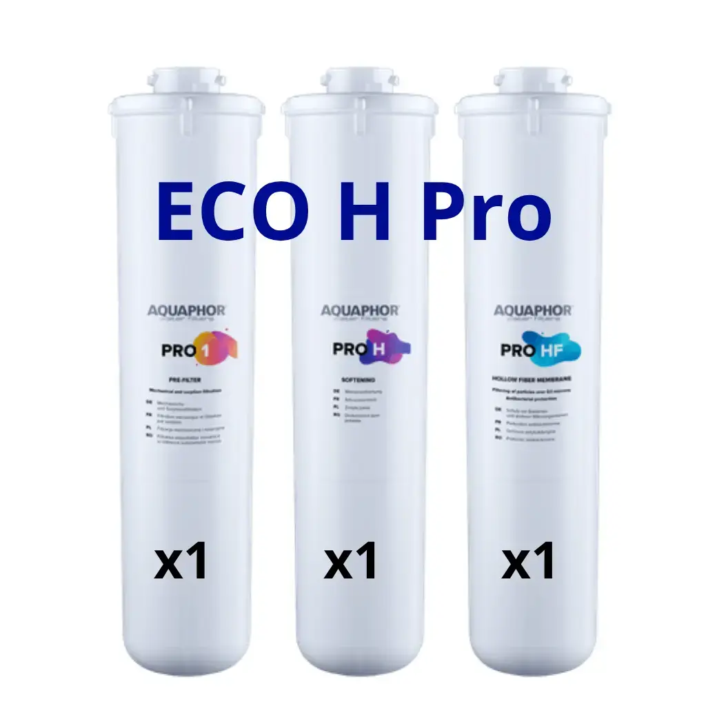 AQUAPHOR ECO H Pro – kompletná súprava filtračných vložiek (Pro 1 + Pro H + Pro HF).webp