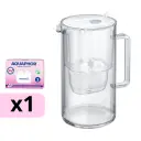 AQUAPHOR filtrační konvice GLASS MAXFOR+ Mg + 1 vložka MAXFOR+ Mg