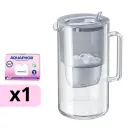 AQUAPHOR filtrační konvice GLASS MAXFOR+ Mg + 1 vložka MAXFOR+ Mg