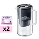 AQUAPHOR filtrační konvice GLASS MAXFOR+ Mg + 2 vložky MAXFOR+ Mg