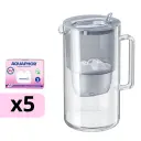 AQUAPHOR filtrační konvice GLASS MAXFOR+ Mg + 5 vložek MAXFOR+ Mg