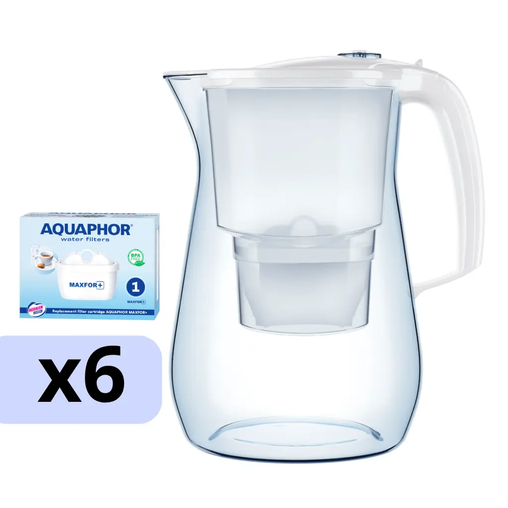 AQUAPHOR filtrační konvice Onyx s 6 vložkami MAXFOR+