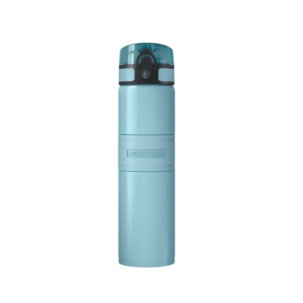 [1-526818] AQUAPHOR termo lahev s filtrem City Cool 0,5 l (modrá)