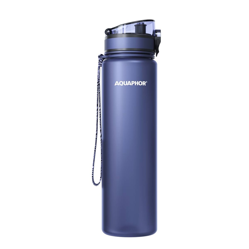 [1-522910] AQUAPHOR filtrační lahev City 1 l (tmavě modrá)