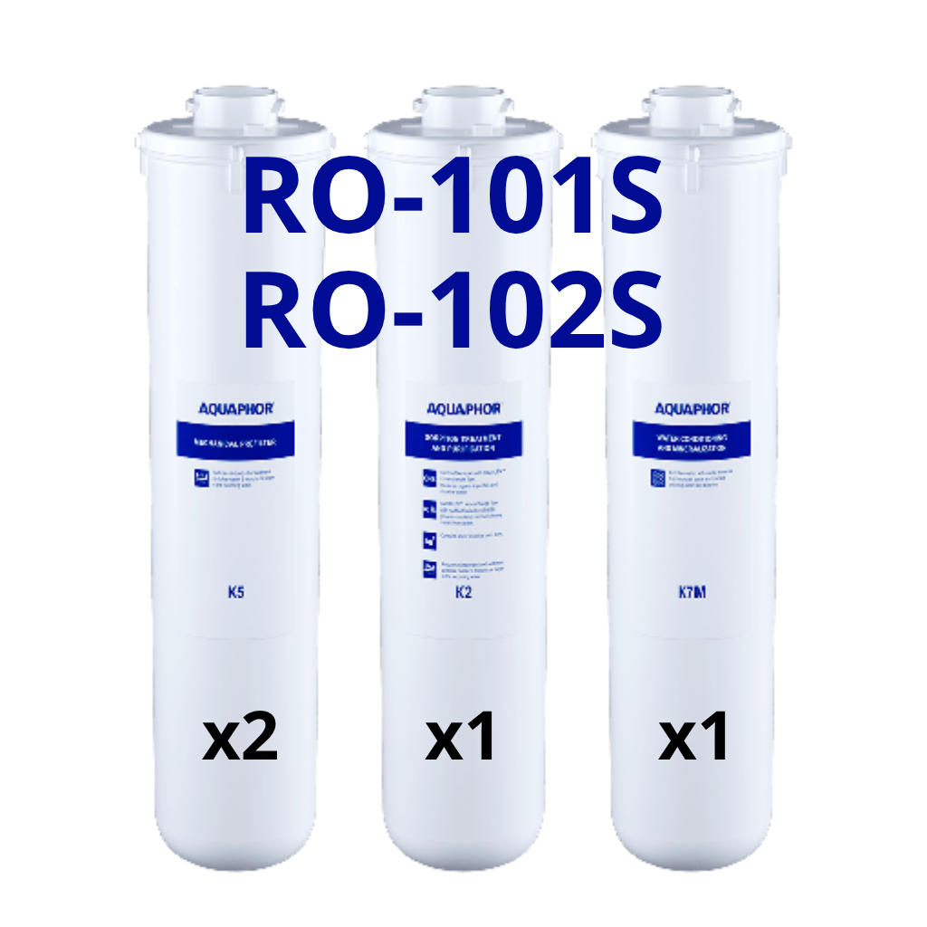 [531101] AQUAPHOR RO-101S / RO-102S (Morion) – roční sada filtračních modulů bez membrány