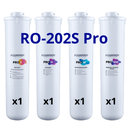 AQUAPHOR RO-202S Pro – kompletní sada filtračních modulů (Pro 1 + Pro 2 + Pro 100 + Pro M)