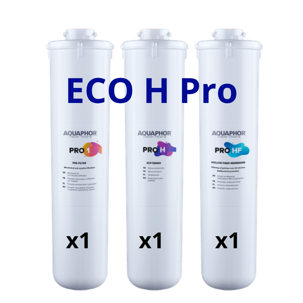 [531113] AQUAPHOR ECO H Pro – kompletní sada filtračních vložek (Pro 1 + Pro H + Pro HF)