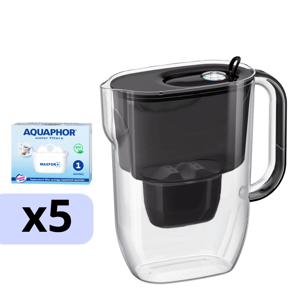 AQUAPHOR filtrační konvice Fresh se 6 vložkami MAXFOR+ včetně 5 náhradních