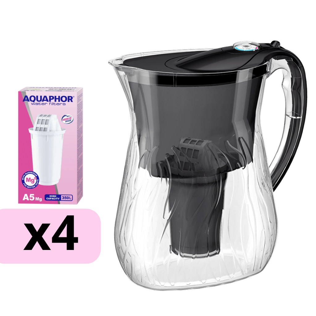 AQUAPHOR filtrační konvice Flame A5 Mg + 4 filtry A5 Mg