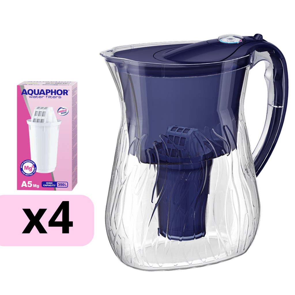 AQUAPHOR filtrační konvice Flame s 4 vložkami A5 Mg